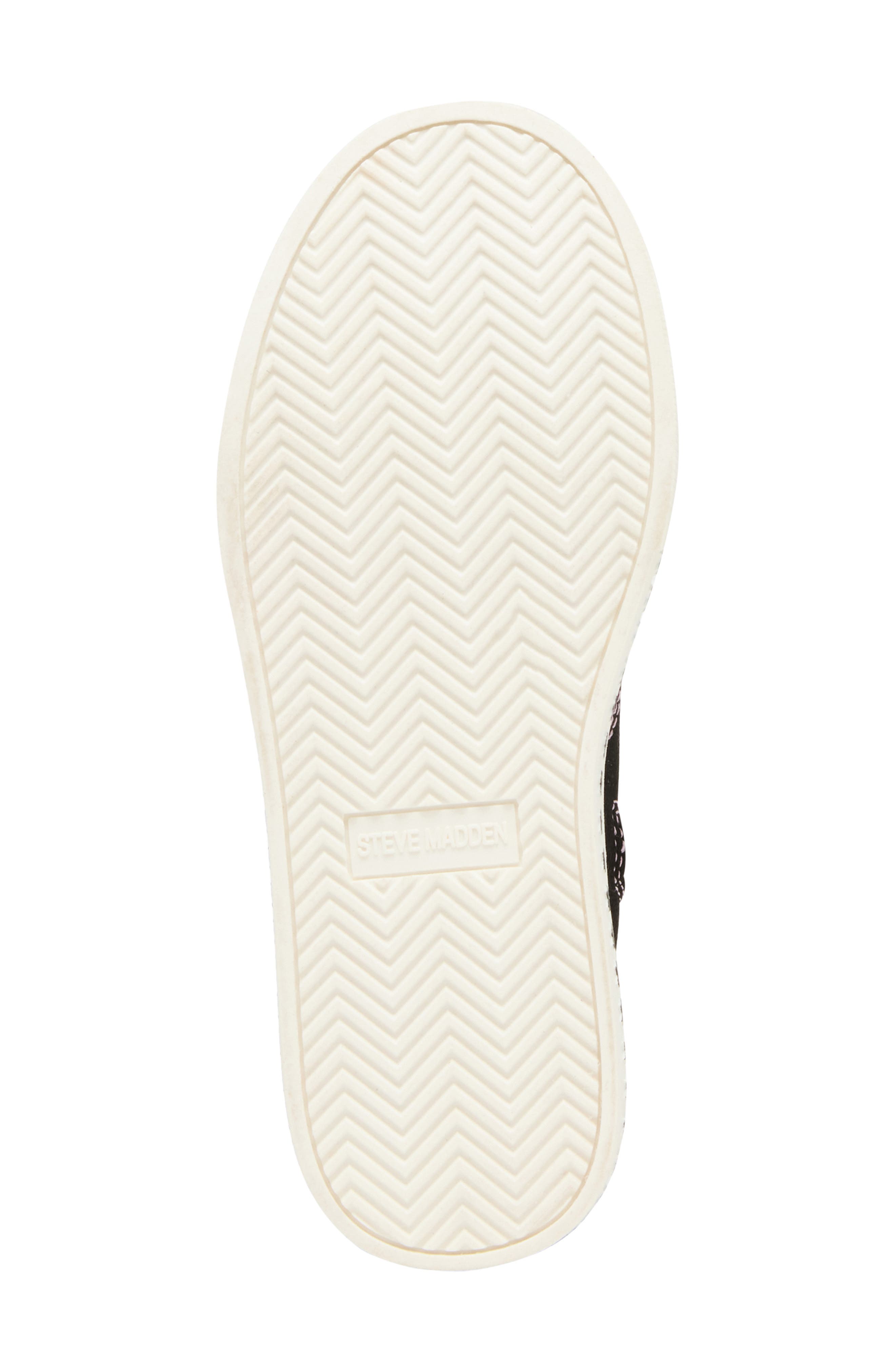 Steve Madden Kids' Jjoycee High Top Sneaker, Alternate, color, Black