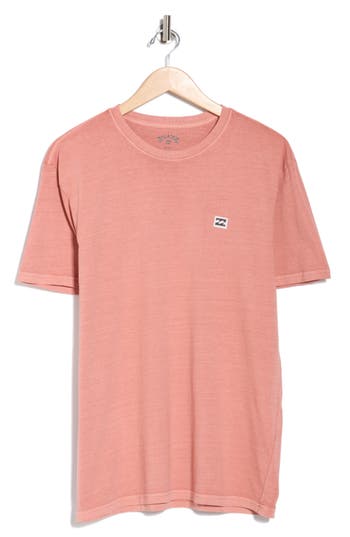 Billabong Wyatt Cotton T-shirt In Pink