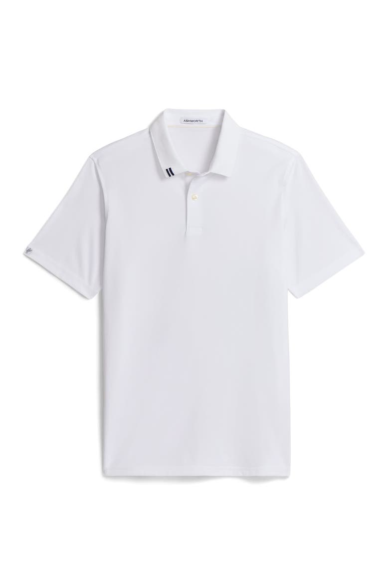 2Bar Solid Polo, Main, color, White