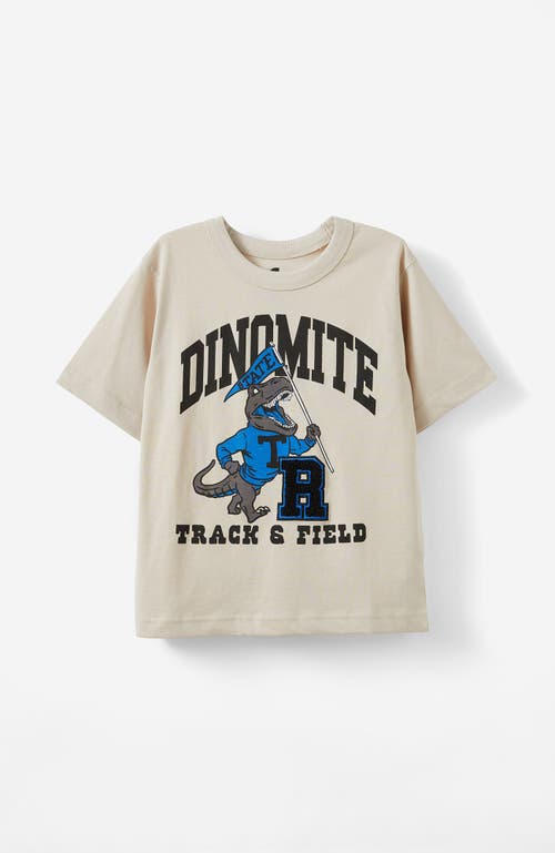 Cotton On Kids Kid's Jonny Short Sleeve Graphic Print Tee In Neutral