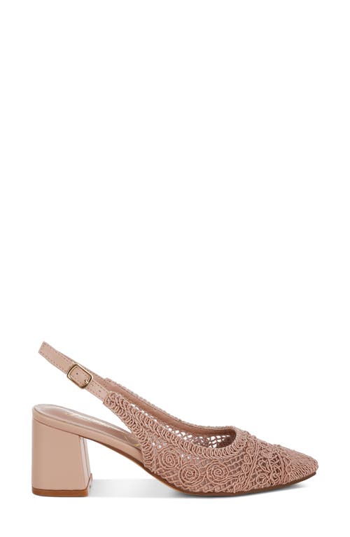 Shop London Rag Tolina Slingback Pump In Blush