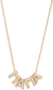 Nordstrom Mama Initial Pendant Necklace