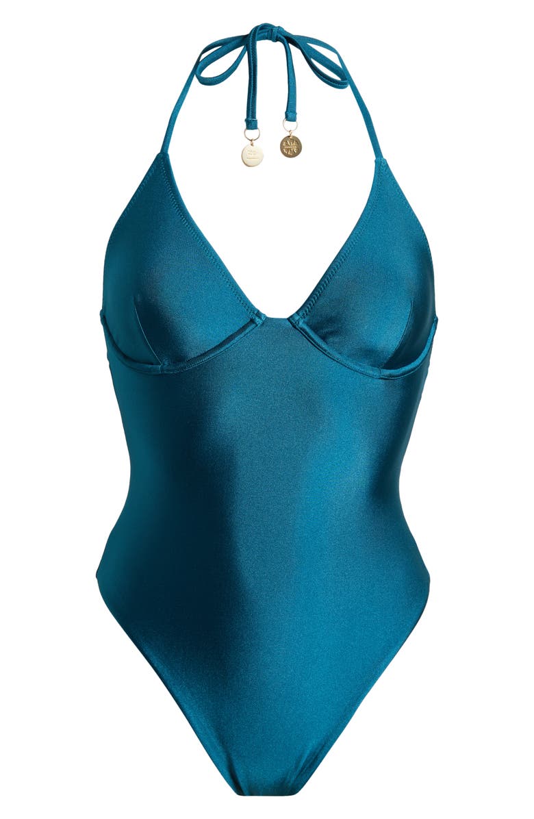 Kulani Kinis Underwire One-Piece Swimsuit, Alternate, color, 