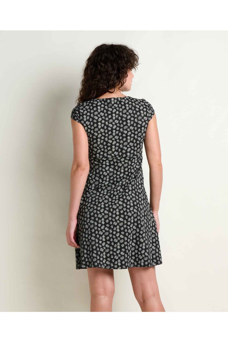 Rosemarie Dress, Alternate, color, Black and Salt Print