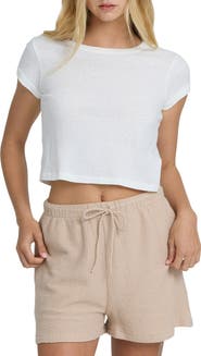Billabong Daily Cotton Jersey Crop T-Shirt