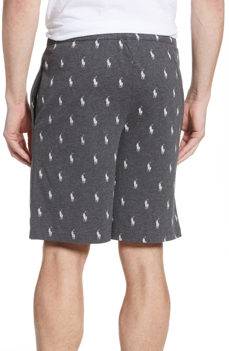 Polo Ralph Lauren Pony Print Lounge Shorts, Alternate, color,
