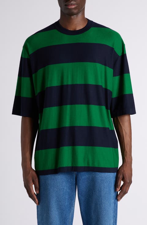 Stripe Oversize Cashmere Sweater