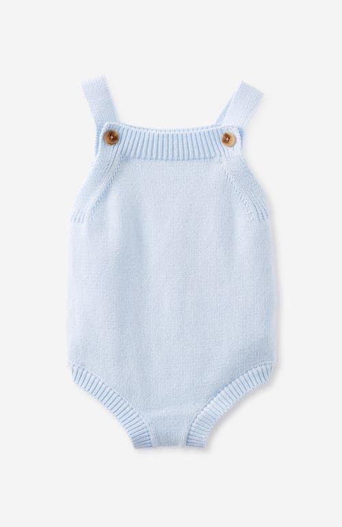 Cotton On Kids Organic Knit Bubbbysuit In White Water Blue