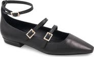 BCBGMAXAZRIA Taji Ankle Strap Mary Jane Flat