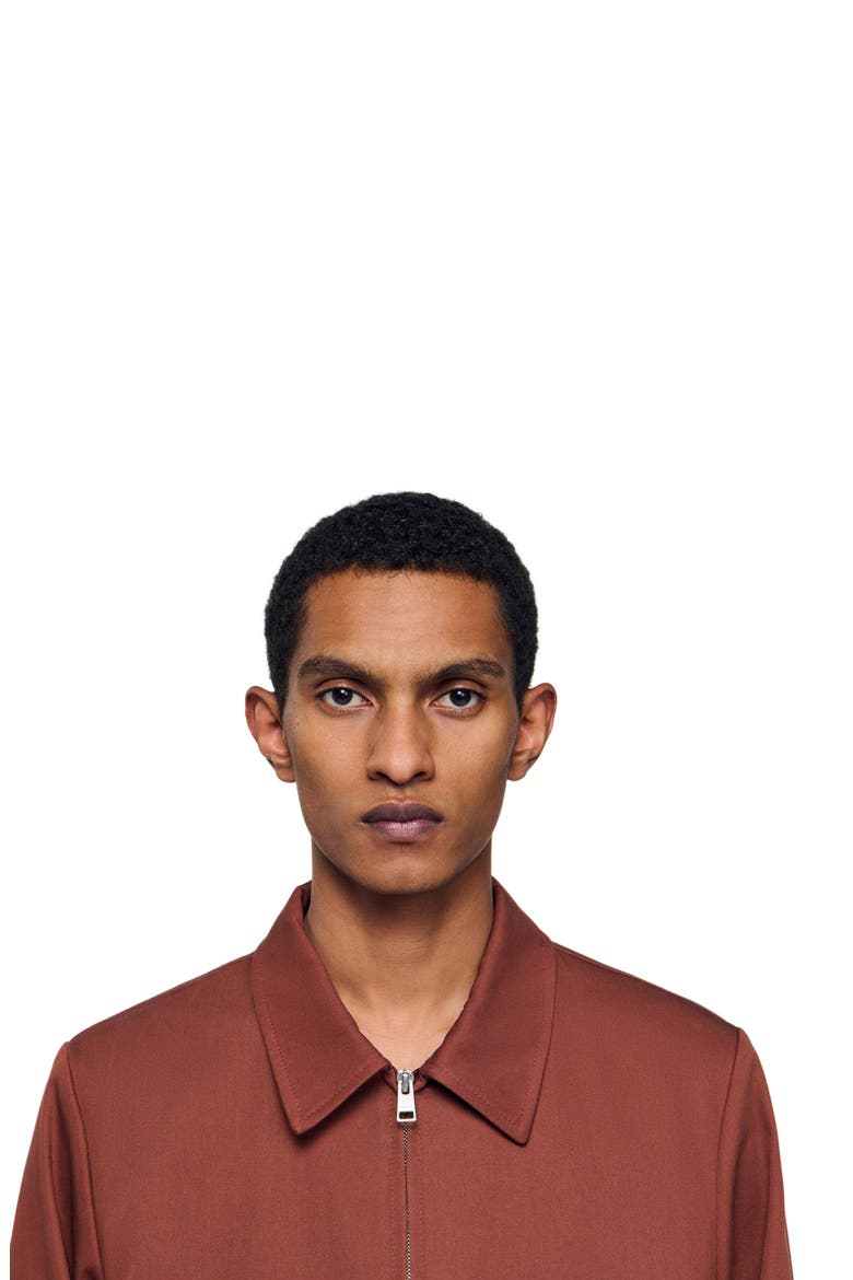 Cotton jacket, Alternate, color, Terra
