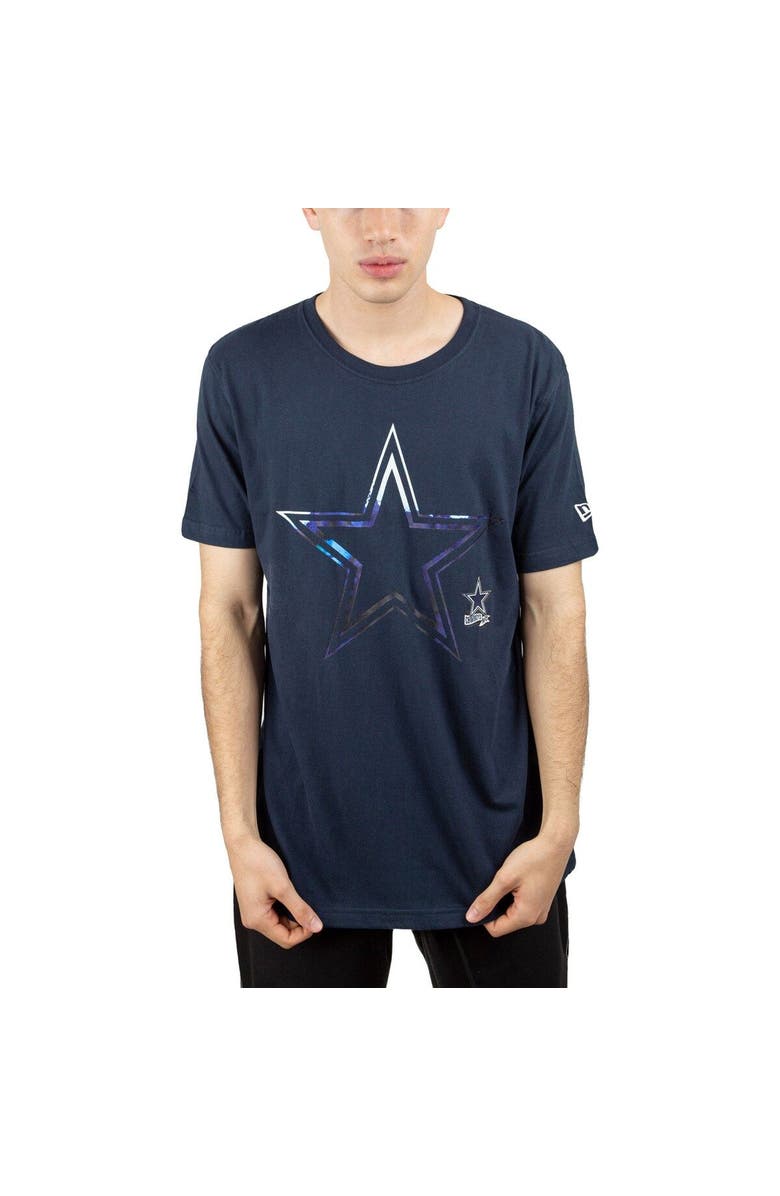New Era Men's New Era Navy Dallas Cowboys Sideline T-Shirt, Main, color, Navy