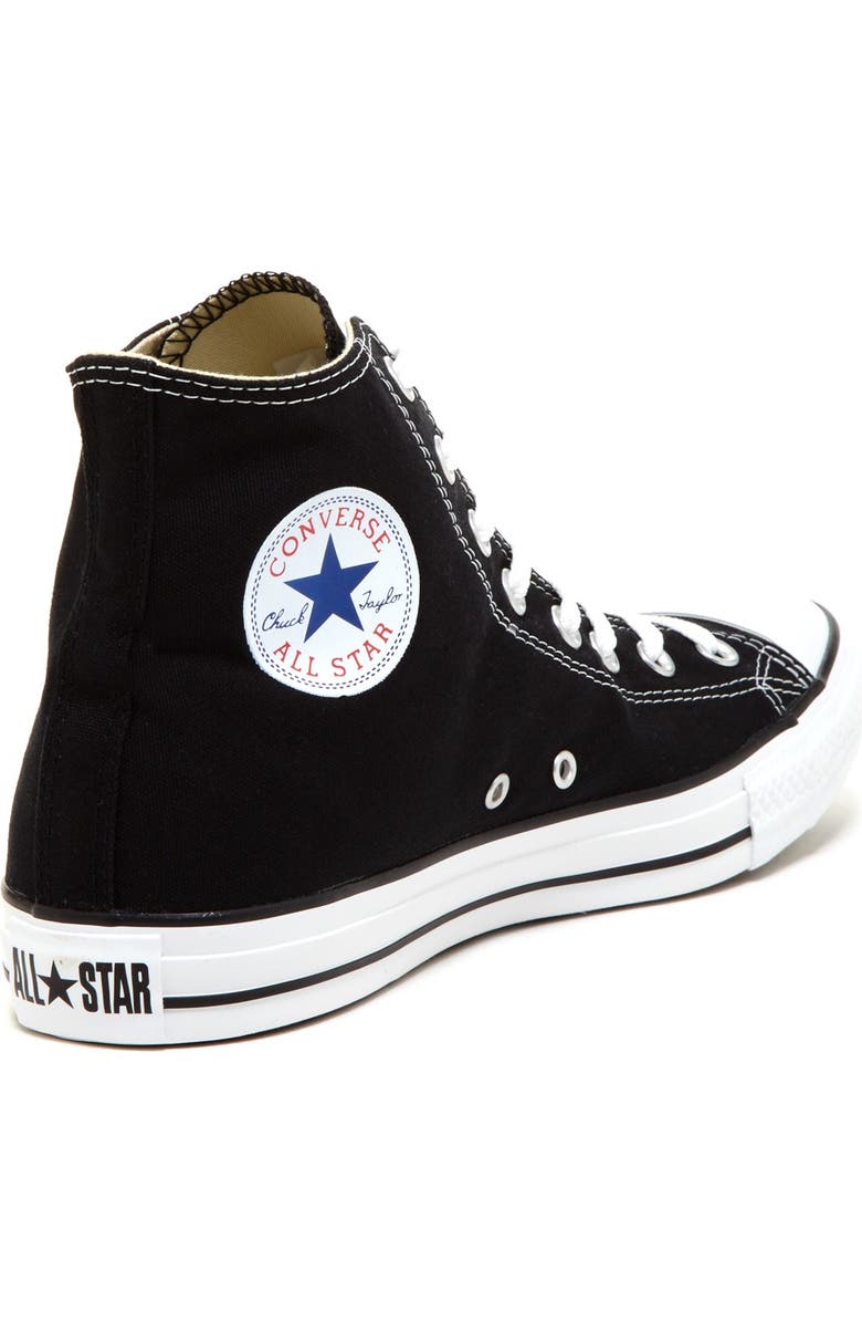 Converse Chuck Taylor<sup>®</sup> All Star<sup>®</sup> High Top Sneaker, Alternate, color, Black