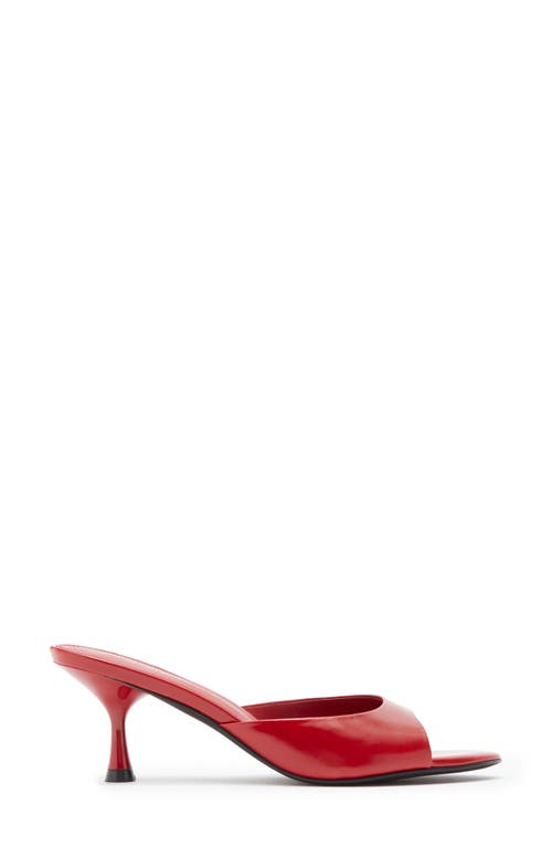 Jeffrey Campbell Spy-kid Slide Sandal In Cherry Red
