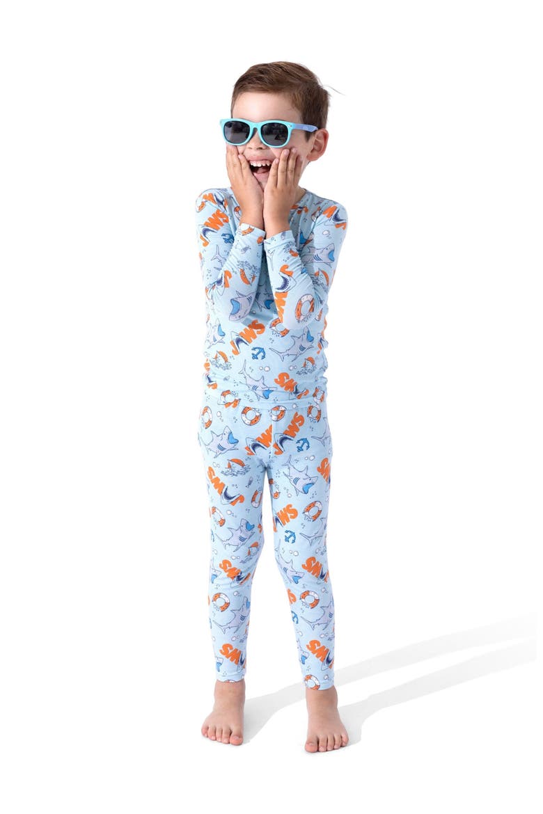 Kids' JAWS Set of 2 Piece Pajamas, Alternate, color, JAWS