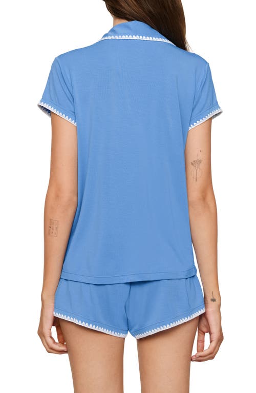 Eberjey Frida Whipstitch Short Pajama Set