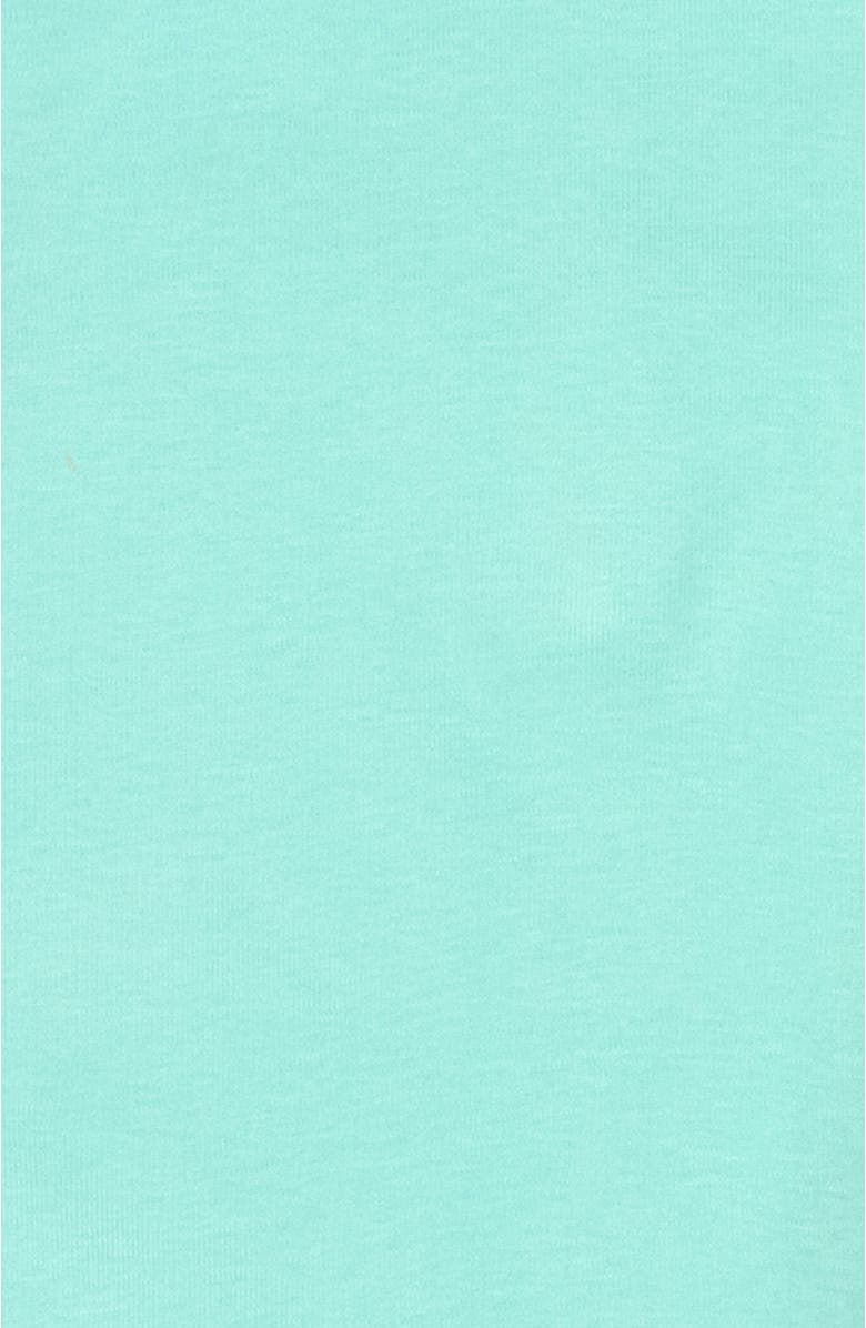 Leveret Kids Two-Piece Solid Cotton Matching Family Pajamas, Alternate, color, Aqua