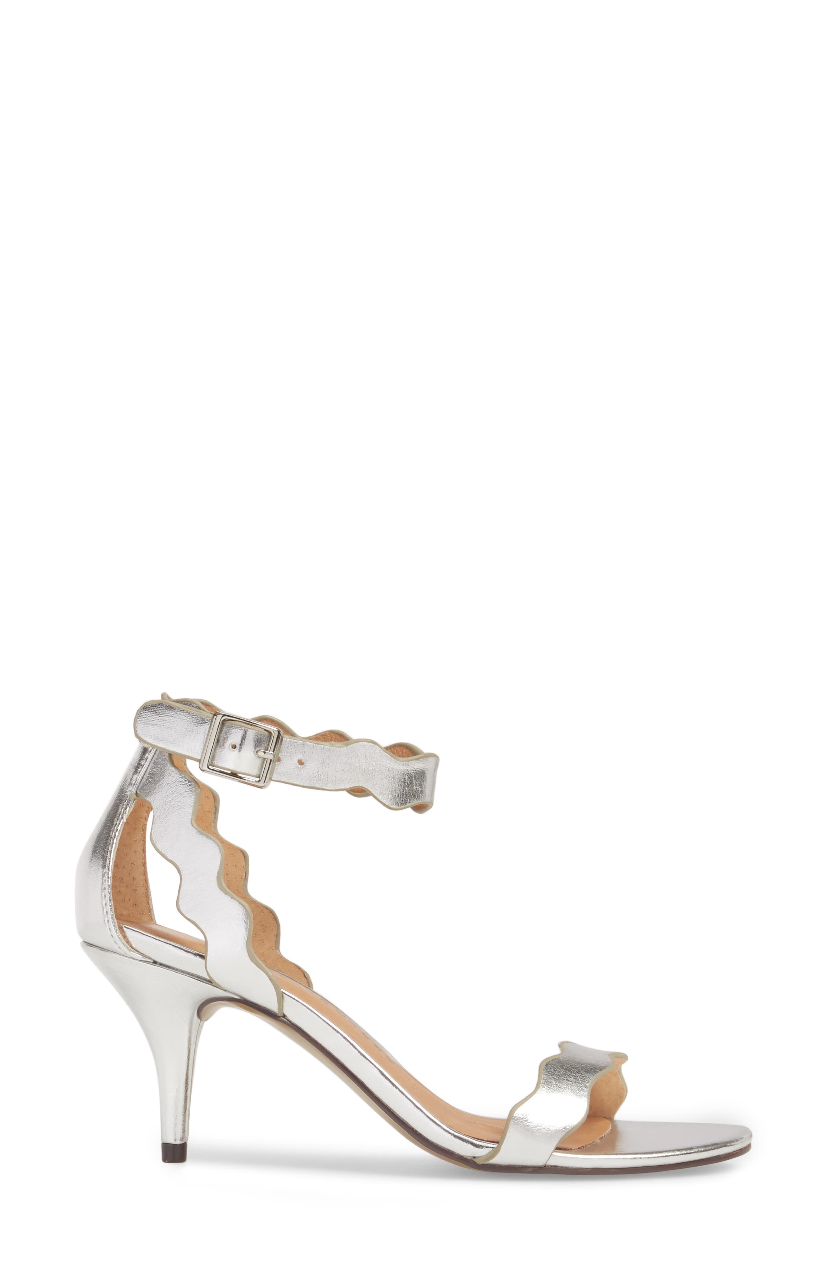 Chinese Laundry 'Rubie' Scalloped Ankle Strap Sandal, Alternate, color, 
