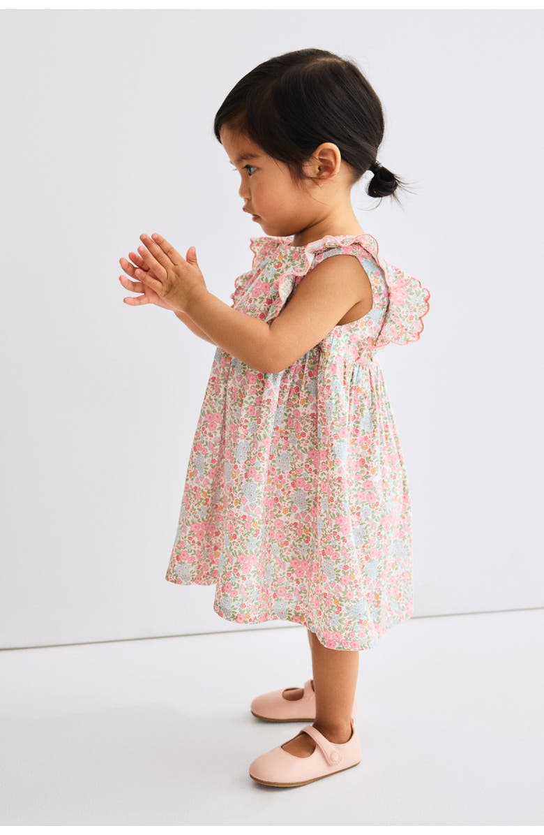 H&M Cotton Dress, Alternate, color, Light Pink/Floral