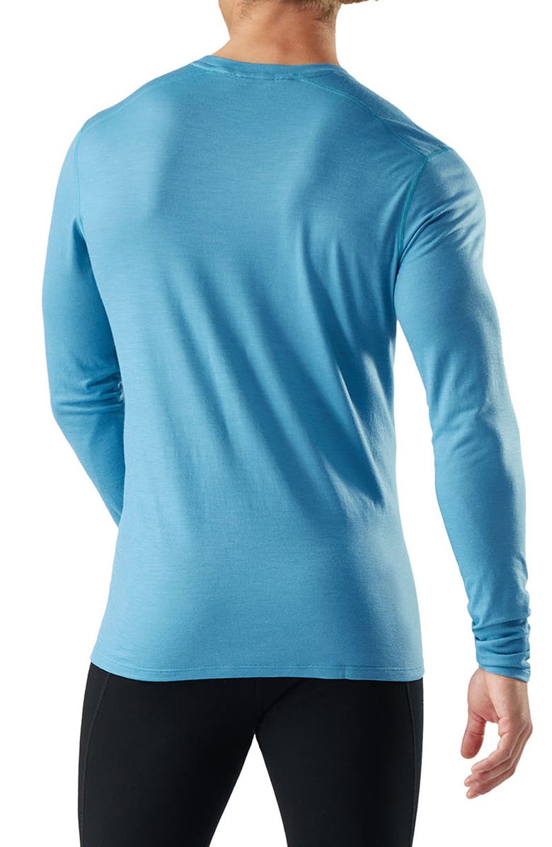 Smartwool Classic All-Season Merino Wool Blend Long Sleeve T-Shirt, Alternate, color, Mineral Blue