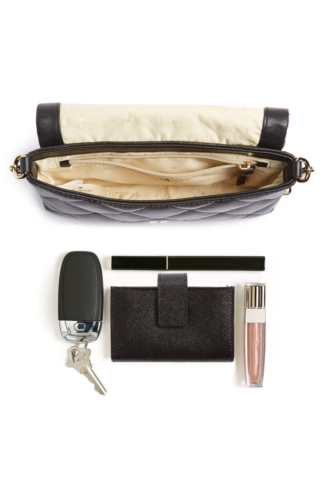 Kate Spade New York 'emerson place - julee' quilted leather crossbody bag, Alternate, color, 