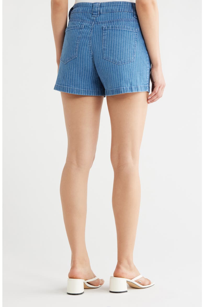 Villa Drawstring Shorts, Alternate, color, LIGHT BLUE STRIPE