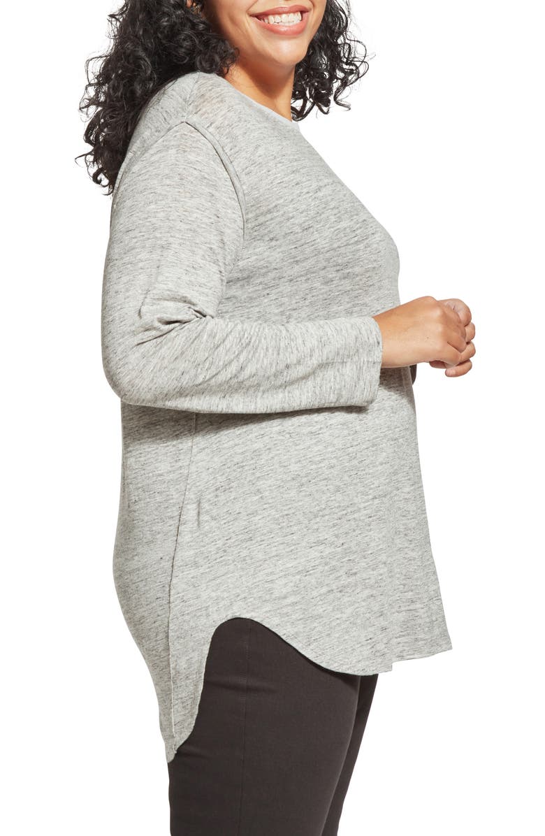 Lysse Serena Long Sleeve Linen Blend Jersey Top, Alternate, color,