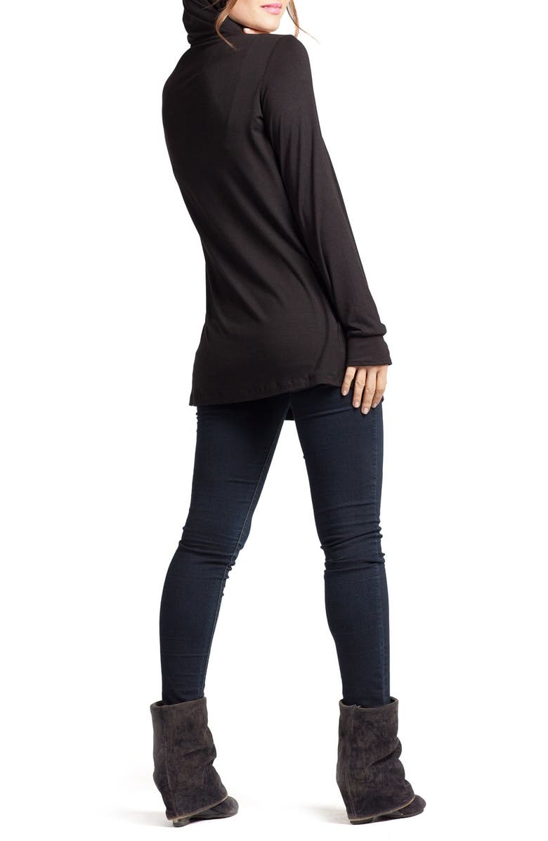 Savi Mom Hooded Maternity/Nursing Tunic, Alternate, color,