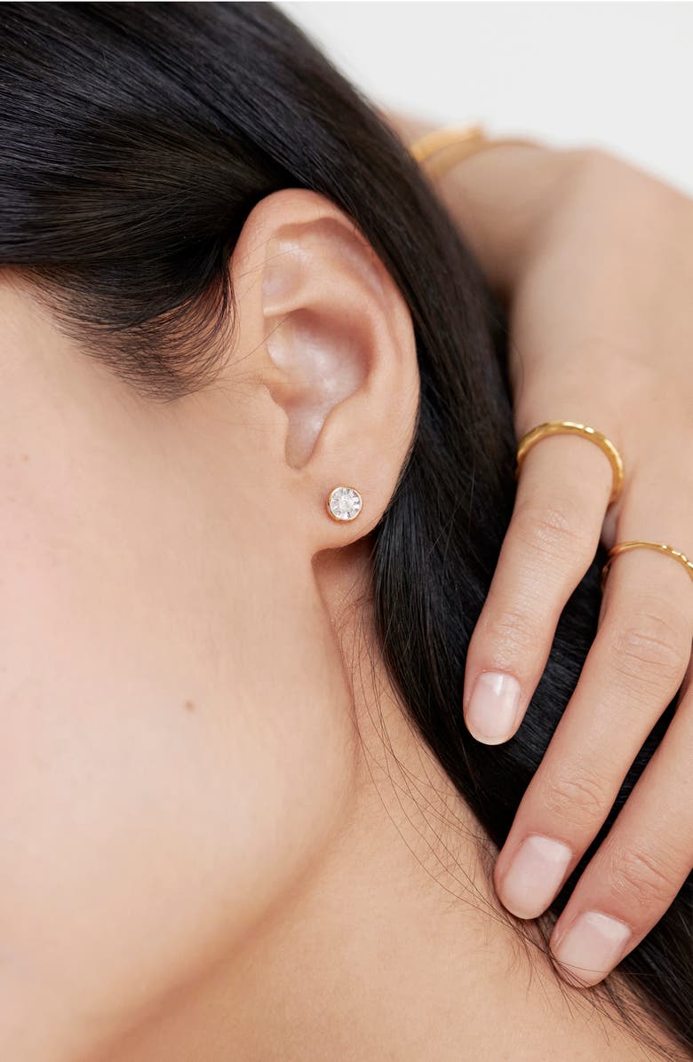 Monica Vinader Essential Diamond Stud Earrings, Alternate, color, 
