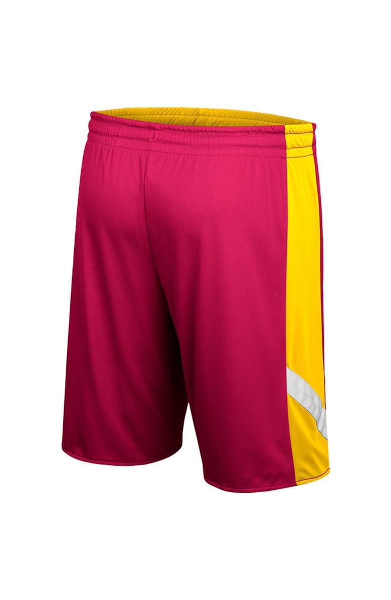 COLOSSEUM Men's Colosseum Maroon/Gold Arizona State Sun Devils Am I Wrong Reversible Shorts, Alternate, color, Maroon