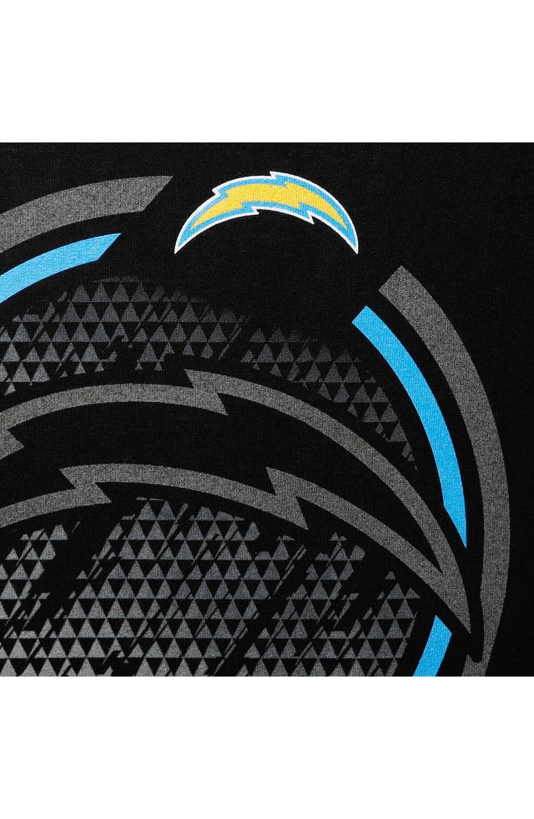 FANATICS Men's Fanatics Branded Black Los Angeles Chargers Big & Tall Color Pop T-Shirt, Alternate, color, 