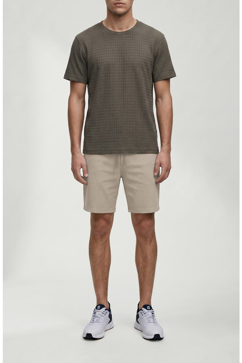 Richie Ribbed Drawstring Shorts, Alternate, color, CAMEL