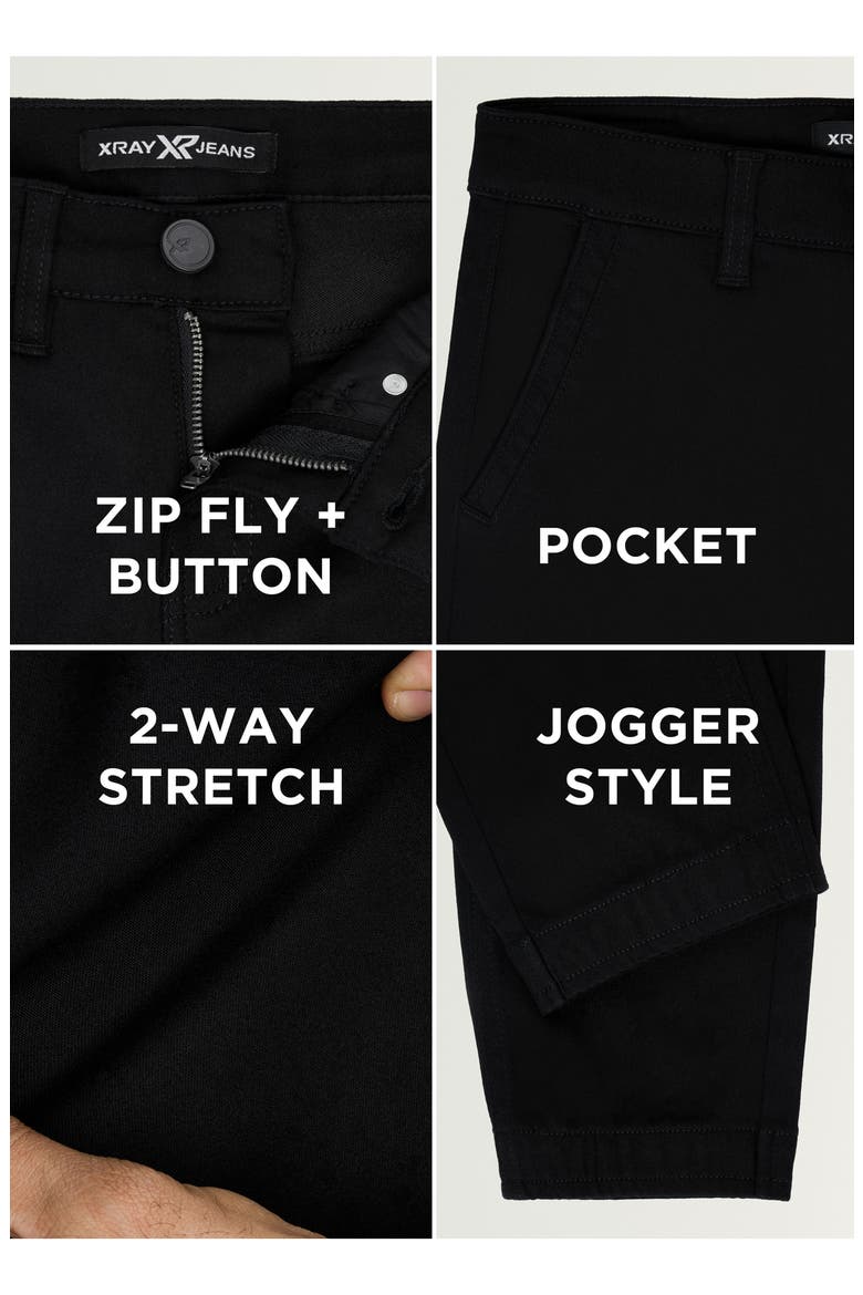 Kids' Flex Waist Commuter Joggers, Alternate, color, BLACK