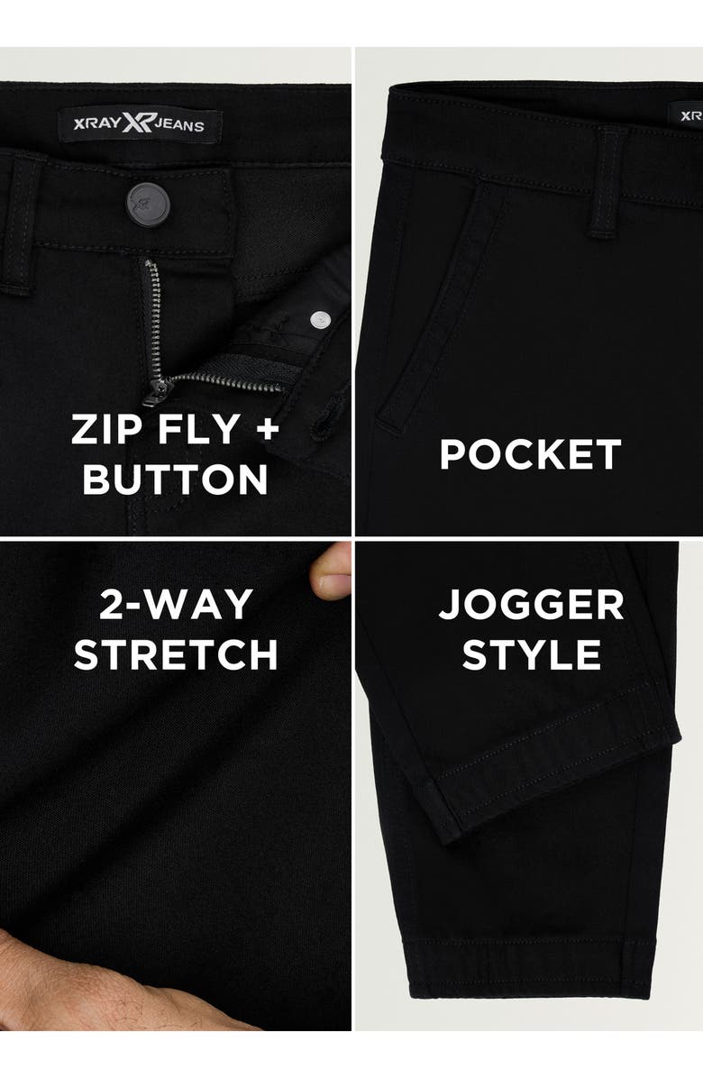 XRAY Kids' Flex Waist Commuter Joggers, Alternate, color, Black
