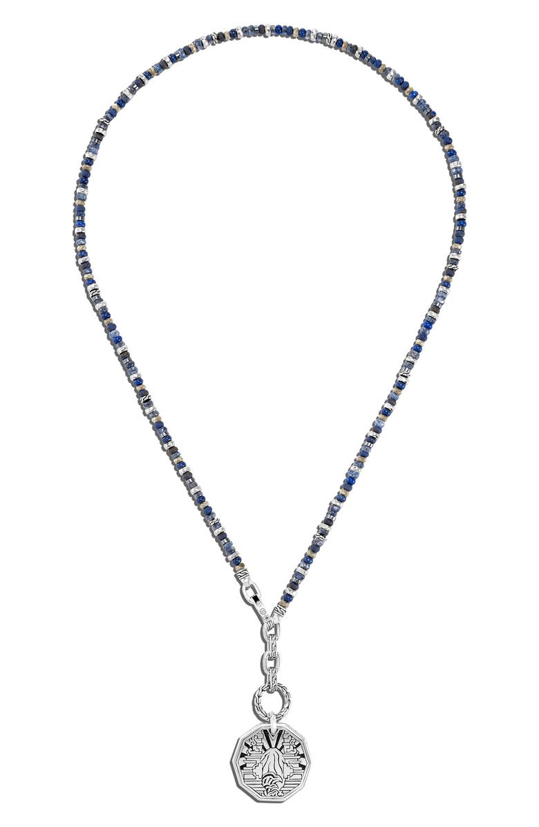 John Hardy Men's Beaded Reversible Pendant Necklace, Alternate, color,
