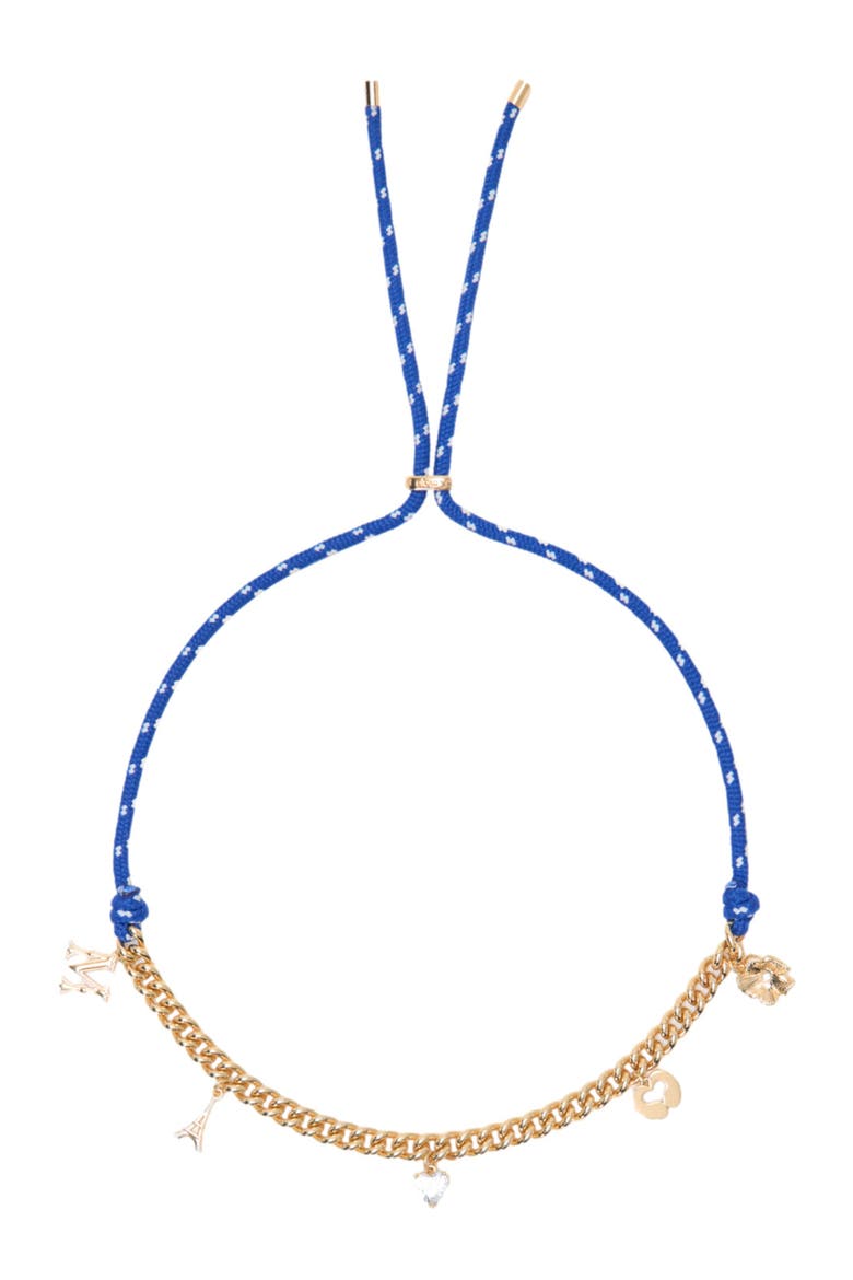Sailor rope chain necklace, Main, color, Gold