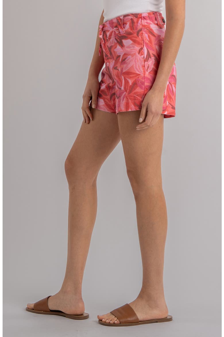 Katie Drawstring Shorts, Alternate, color, RED/ FUSCHIA