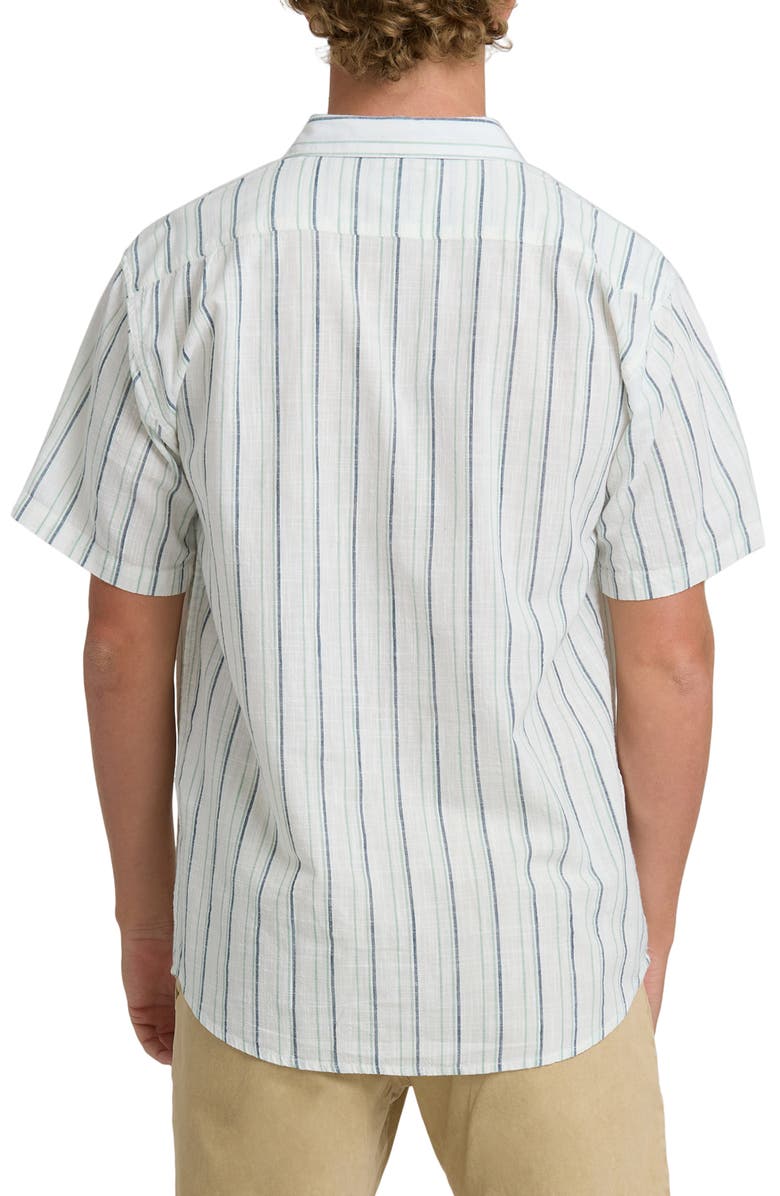 Billabong All Day Stripe Short Sleeve Button-Up Shirt, Alternate, color,