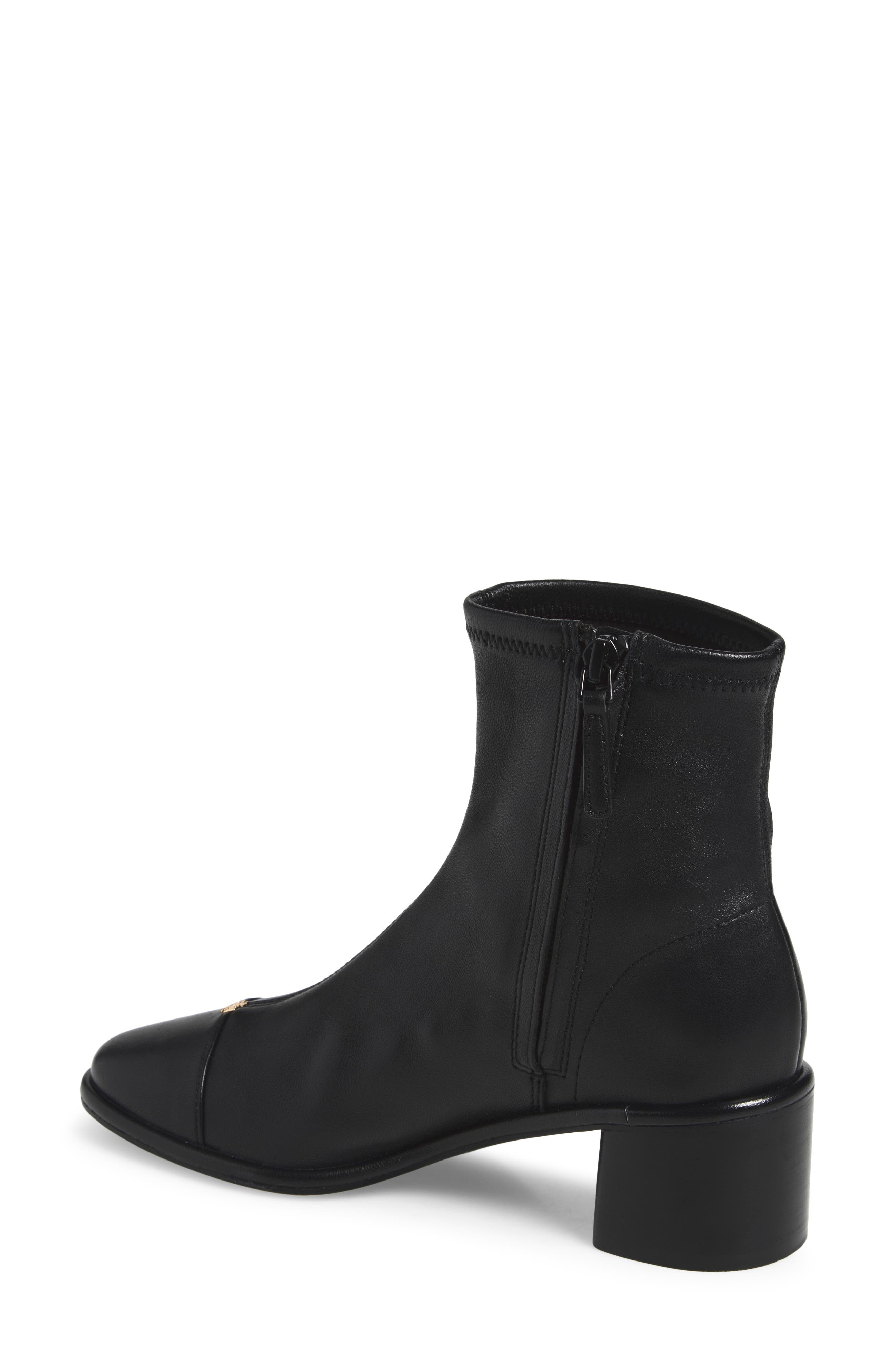 Cap Toe Bootie, Alternate, color, PERFECT BLACK