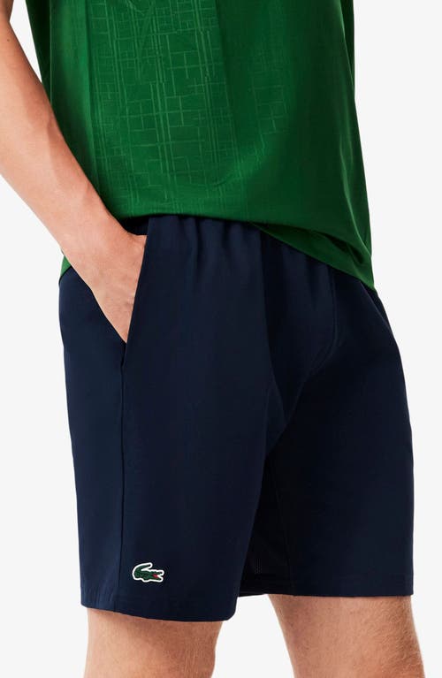 Lacoste Tech Shorts In Blue