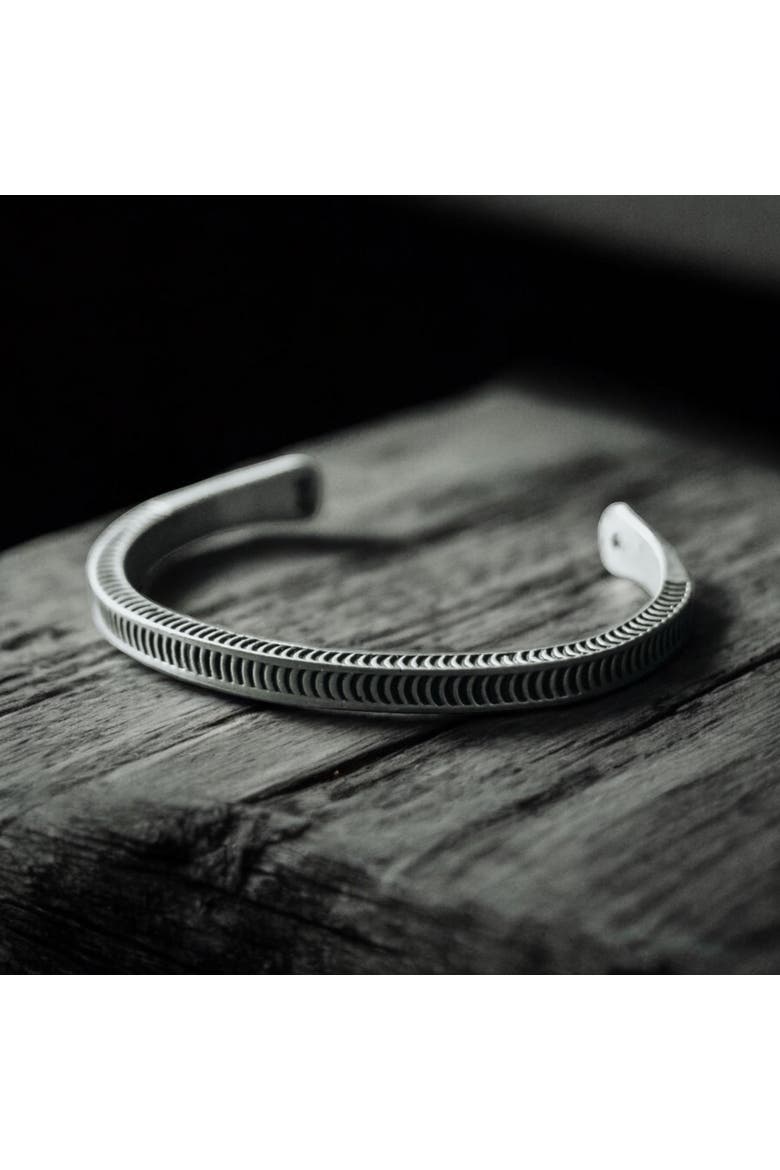 Riviera Silver Cuff, Alternate, color, Sterling Silver