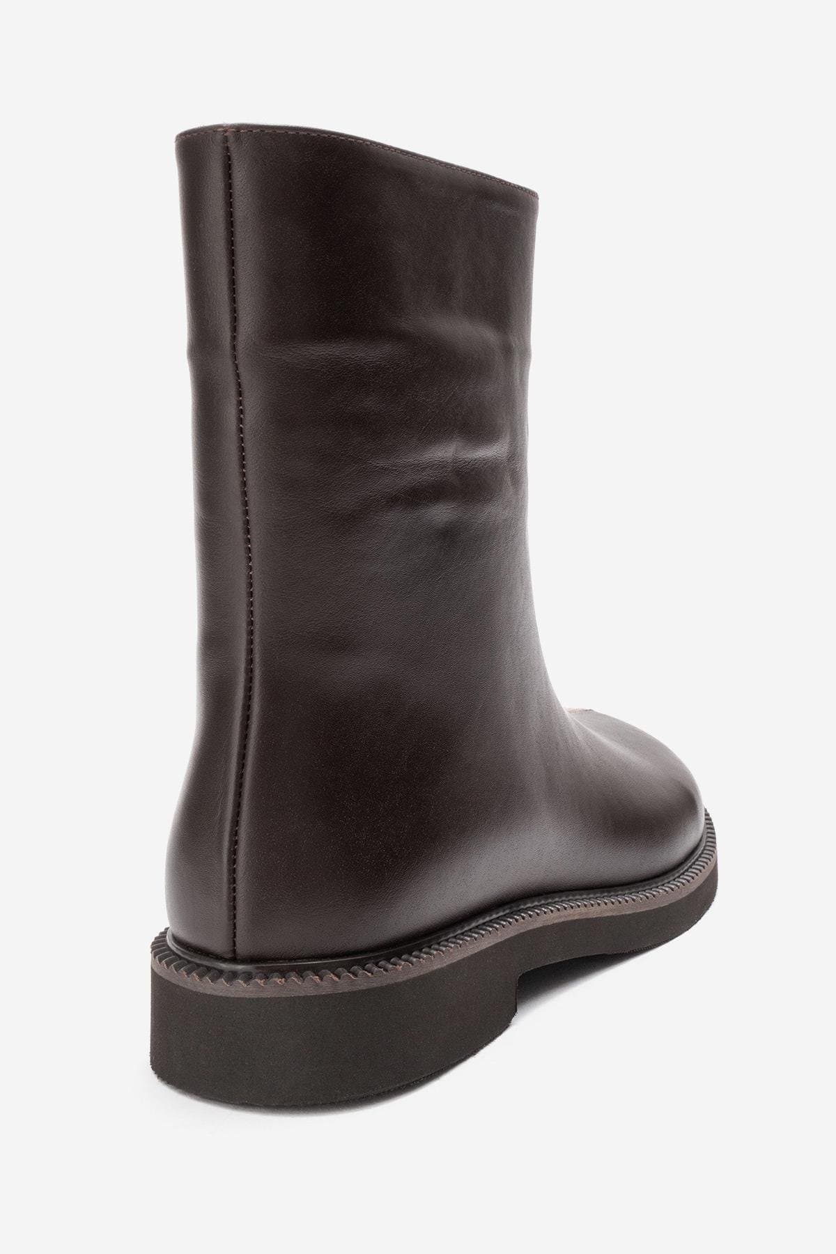 Forever & Always Shoes Lucano Leather Ankle Boot, Alternate, color, Brown