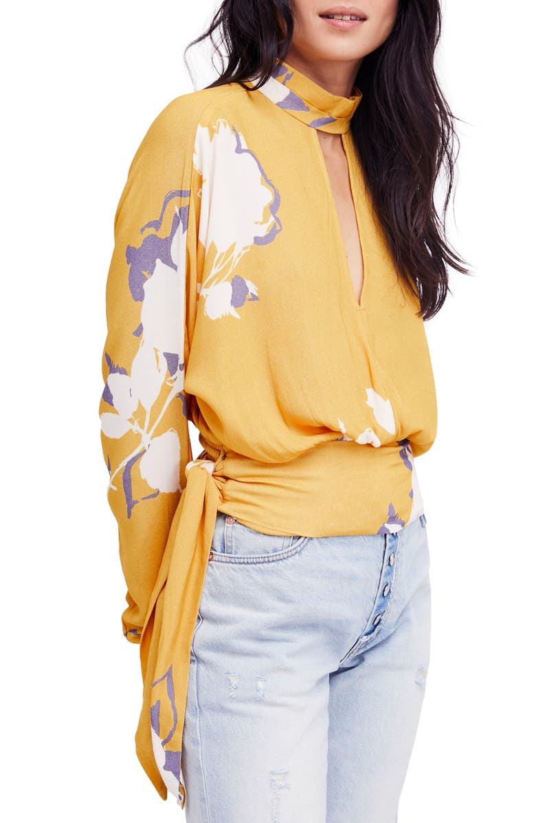 Free People Say You Love Me Blouse, Main, color,