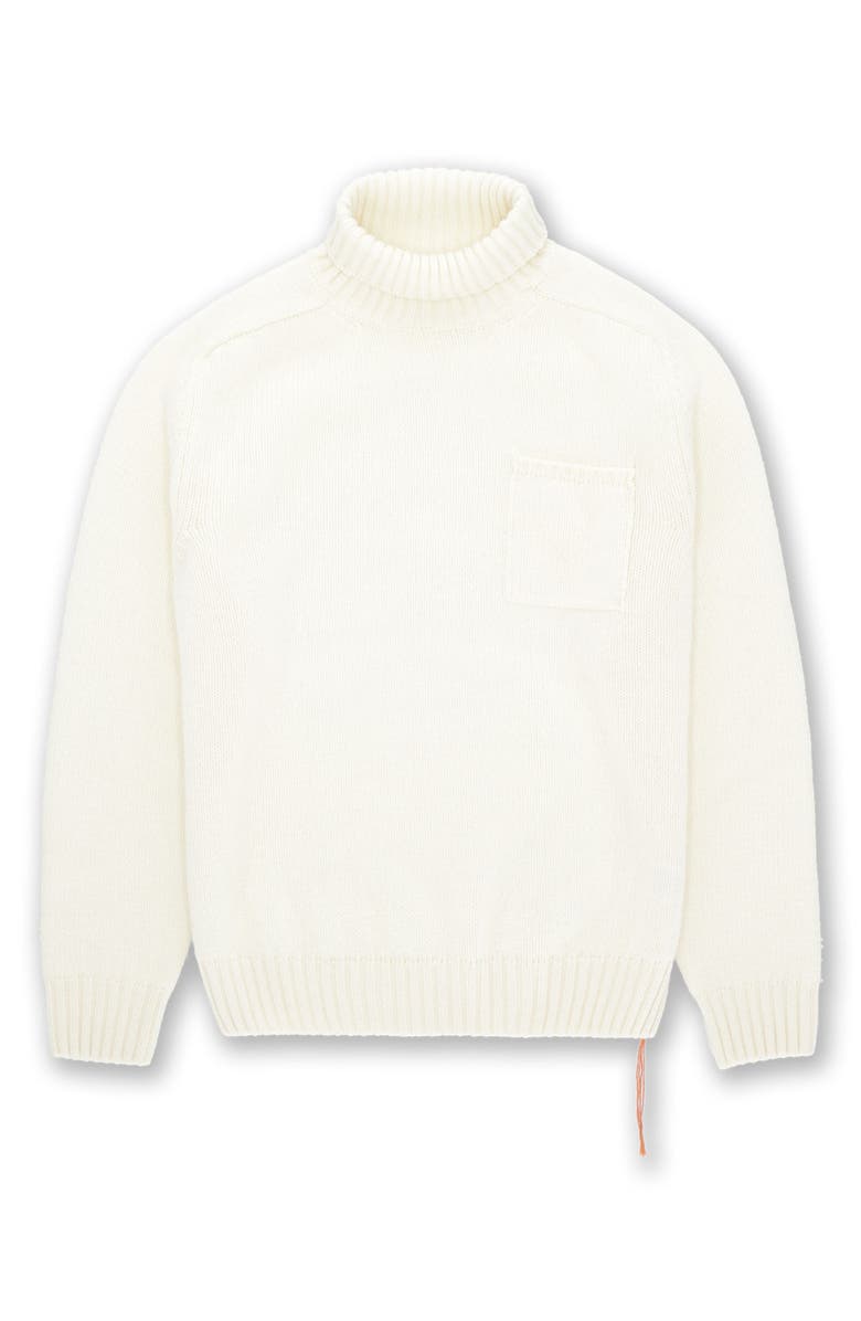 Fortela Mallory Merino Wool High Neck Sweater, Main, color, Off White