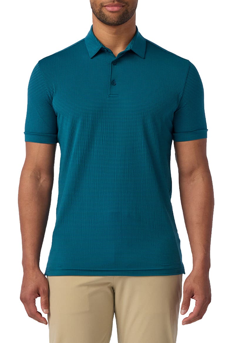 Copa Trim Fit Performance Polo, Main, color, DARK TEAL