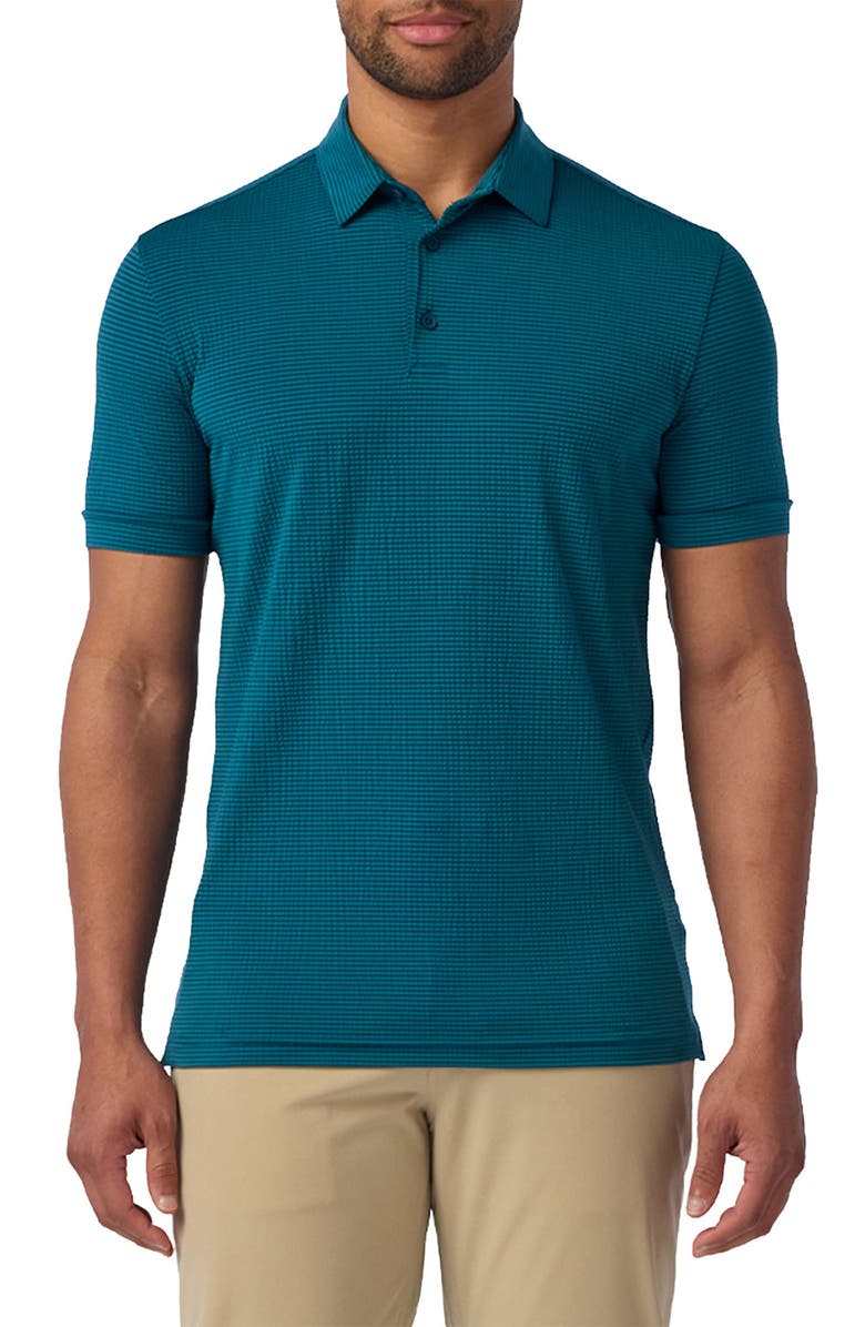 Mizzen+Main Copa Trim Fit Performance Polo, Main, color, Dark Teal