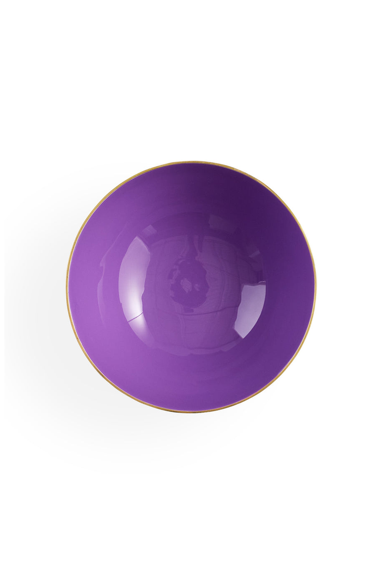 Oscar Amethyst Bowl, Alternate, color, Purple / Gold
