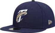New Era Men's New Era Navy Tri-City Dust Devils Authentic Collection Team Home 59FIFTY Fitted Hat