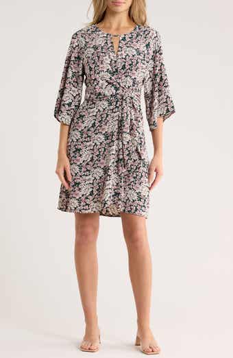 matty m. Raglan Sleeve Midi Dress