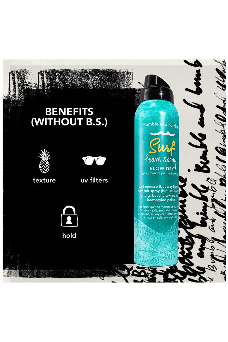 Surf Foam Spray Blow Dry, Alternate, color, NO COLOR