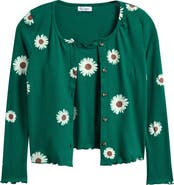 Love, Fire Kids' Tank & Cardigan Set